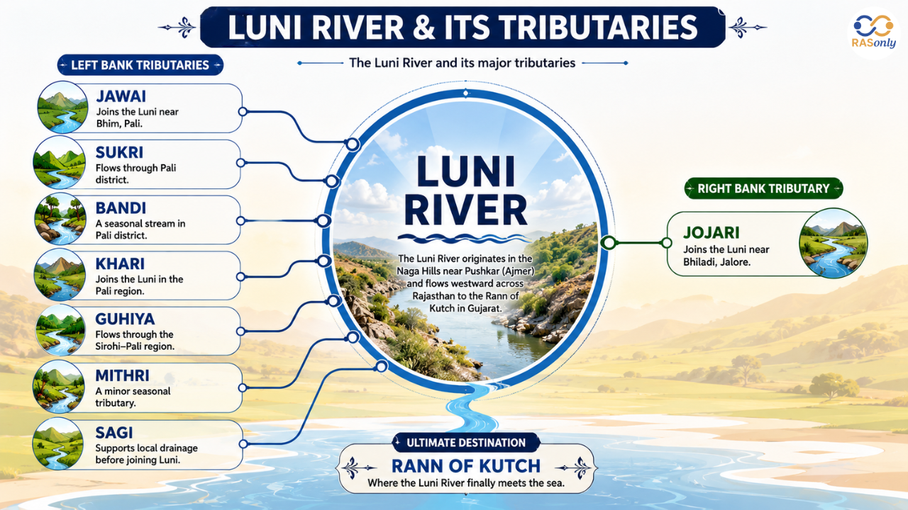 Tributaries of Luni